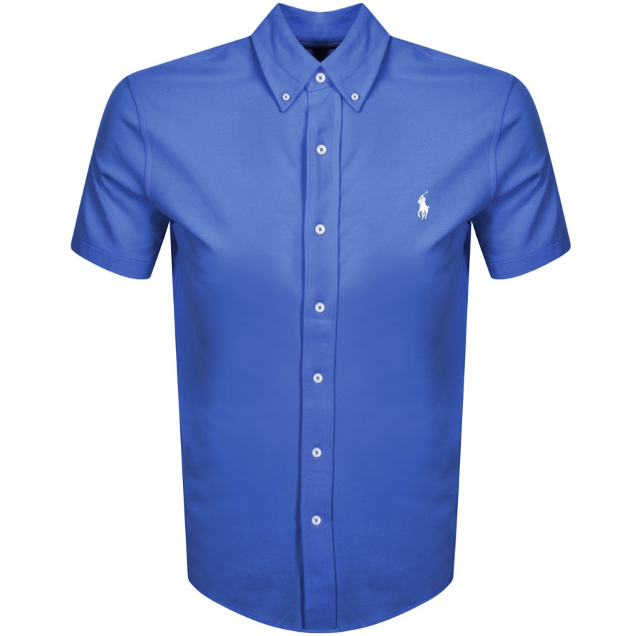 Alternative Image for ProductRalph Lauren Featherweight Short Sleeve Shirt Blue1